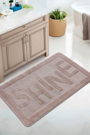 Mijölnir Shine - Mink Alfombrilla de Baño Visón 60 x 100 cm